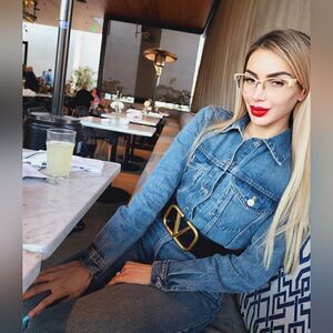 FULL LENGTH TRF DENIM JUMPSUIT